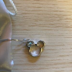 Silver Mickey Mouse Pendant